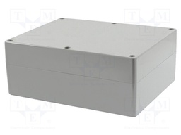 Enclosure: multipurpose; X: 240mm; Y: 300mm; Z: 120mm; 1554; ABS; grey