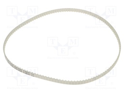 Timing belt; T5; W: 8mm; H: 2.2mm; Lw: 660mm; Tooth height: 1.2mm