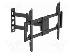 Holder; for wall mounting; 50kg; 37÷90"; black