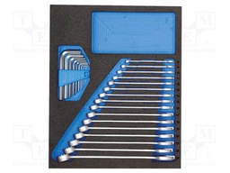 Wrench-set; hex key,combination spanner