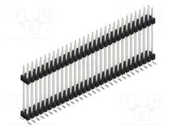 Connector: pin strips; pin header; male; PIN: 60; 2.54mm; SMT; 2x30