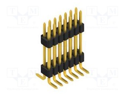 Connector: pin strips; pin header; male; PIN: 14; 1.27mm; SMT; 2x7