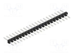 Connector: pin strips; pin header; male; PIN: 21; 2.54mm; SMT; 1x21