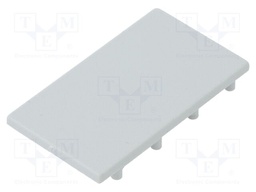 Cap for LED profiles; grey; 20pcs; ABS; LINEA20
