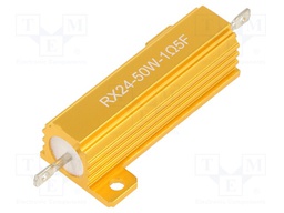 Resistor: wire-wound; with heatsink; 1.5Ω; 50W; ±1%; 50ppm/°C