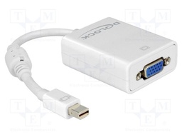 Converter; DisplayPort 1.2; 0.12m; white; white