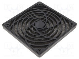 Guard; with filter; 120x120mm; Mat: plastic; 45ppi