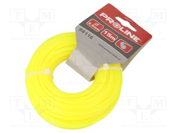 Trimmer line; L: 15m; Mat: nylon; Shape: round; Size: 3mm