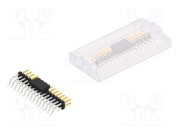 Connector: pin strips; pin header; male; PIN: 30; 2mm; SMT; 2x15