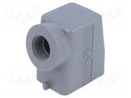 Enclosure: for HDC connectors; T-Type; size 44.27; IP65; M25