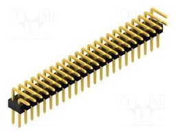 Connector: pin strips; pin header; male; PIN: 46; 2.54mm; THT; 2x23
