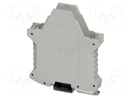 Enclosure base; with FE contact,with terminals; grey; UL94V-0