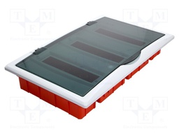 Enclosure: for modular components; IP40; white; No.of mod: 36