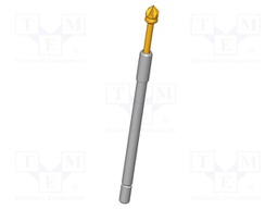 Test needle; Operational spring compression: 4mm; 5A; Ø: 2mm; 0.8N