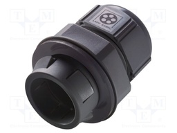 Cable gland; IP68; Mat: polyamide; black; push-in