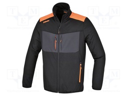 Work jacket; Size: XXXL; black; 250g/m2