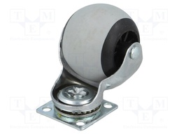 Transport wheel; Ø: 50mm; W: 30mm; H: 60mm; torsional; 60kg