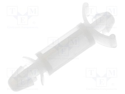 PCB distance; polyamide; L: 12.7mm; latch/latch; Colour: natural