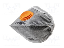 Dust respirator; folding,with valve; FFP1; 3pcs.