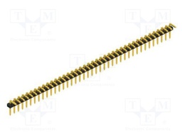 Connector: pin strips; pin header; male; PIN: 40; 2mm; THT; 1x40