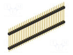 Connector: pin strips; pin header; male; PIN: 32; 2.54mm; THT; 1x32