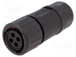 Connector: circular; Series: eco|mate Aquarius; plug; female; 500V
