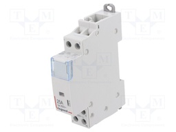 Contactor: 2-pole installation; NC x2; 230VAC; 25A; DIN; SM400