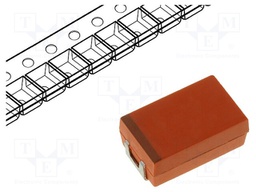 Capacitor: niobium; 100uF; 6.3VDC; Case: D; 2917; ESR: 100mΩ; OxiCap