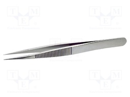 Tweezers; 110mm; Blades: straight; Blade tip shape: sharp