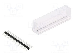 Connector: pin strips; pin header; male; PIN: 32; 1.27mm; SMT; 1x32