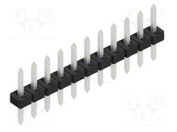 Connector: pin strips; pin header; male; PIN: 11; 2mm; THT; 1x11