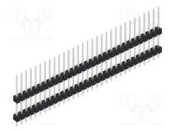 Connector: pin strips; pin header; male; PIN: 31; 2.54mm; THT; 1x31
