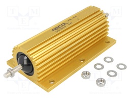 Resistor: wire-wound; with heatsink; screw; 330Ω; 300W; ±1%