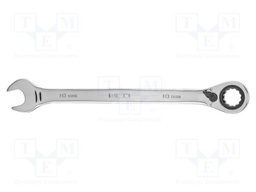 Wrench; combination spanner,with ratchet; 10mm; with switch