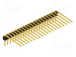 Connector: pin strips; pin header; male; PIN: 20; 2.54mm; THT; 1x20