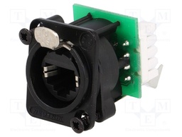 Socket; RJ45; etherCON; PIN: 8; Cat: 5e; shielded,with cable clamp