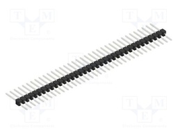 Connector: pin strips; pin header; male; PIN: 36; 2.54mm; SMT; 1x36