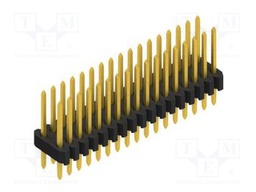 Connector: pin strips; pin header; male; PIN: 34; 1.27mm; THT; 2x17