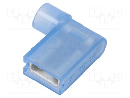 Terminal: flat; 6.3mm; 0.8mm; female; 2.5mm2; crimped; for cable