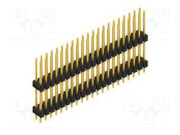 Connector: pin strips; pin header; male; PIN: 42; 2.54mm; THT; 2x21