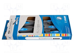 Kit: screwdrivers; Pozidriv®,slot; 609CS5TBI; 5pcs.