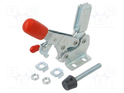 Vertical clamps; stainless steel; 900N; 118mm; Size: 75; GN 820.3