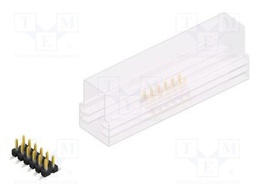 Connector: pin strips; pin header; male; PIN: 12; 2.54mm; SMT; 2x6