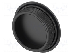 Stopper; polyamide; black; IP68; Entrelec; Gland: PG29; 10mm