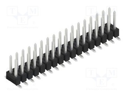 Connector: pin strips; pin header; male; PIN: 34; 2.54mm; SMT; 2x17