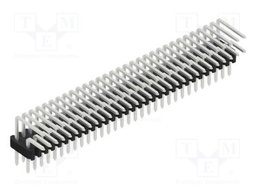 Connector: pin strips; pin header; male; PIN: 62; 1.27mm; THT; 2x31
