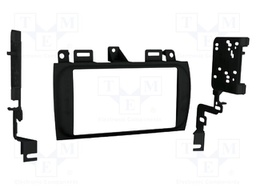 Radio frame; Cadillac; 2 DIN; black