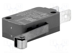 Microswitch SNAP ACTION; 16A/250VAC; with lever (with roller)