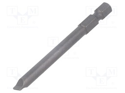 Screwdriver bit; slot; 5,5x1,0mm; Overall len: 70mm