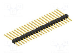 Connector: pin strips; pin header; male; PIN: 22; 2.54mm; SMT; 1x22